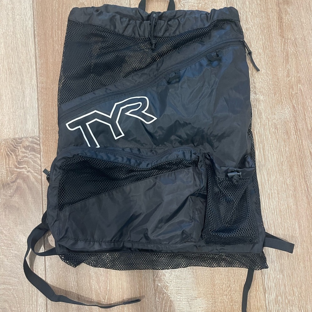 TYR Black Sports Backpack